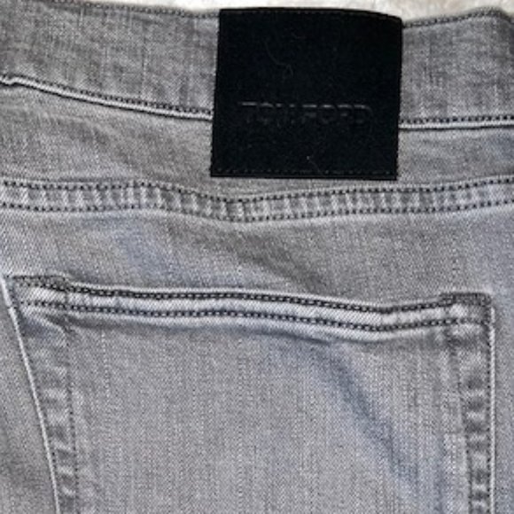 Tom Ford Straigt Leg Gray Jeans Sz 38 X 32 - Picture 9 of 15